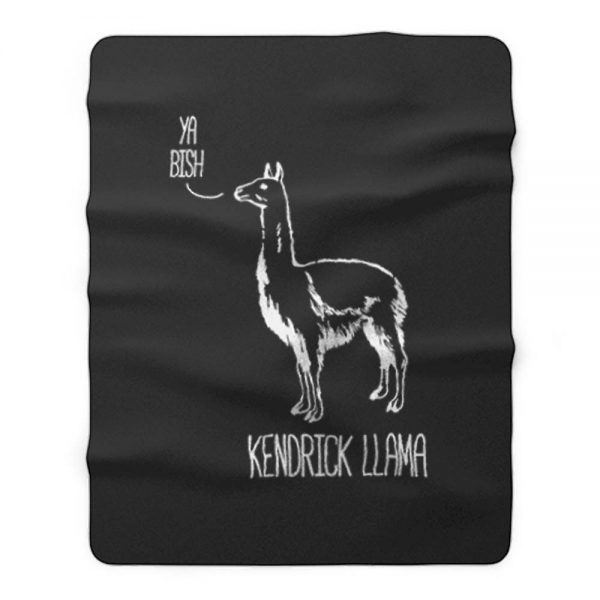 Kendrick Llama Fleece Blanket