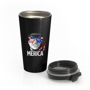 Kennedy Merica 4th of July Stainless Steel Travel Mug