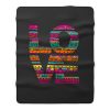 Kerusso Womens Love Doodle Fleece Blanket