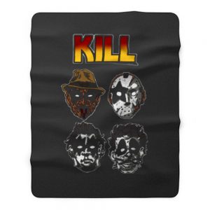 Kill Funny Fleece Blanket