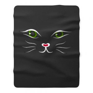 Kitty Face Cat Fleece Blanket