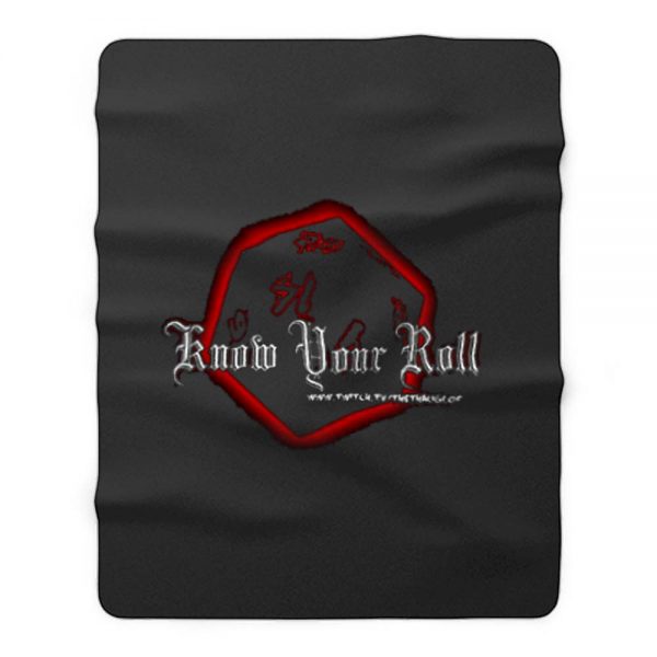 Know Your Roll Fleece Blanket