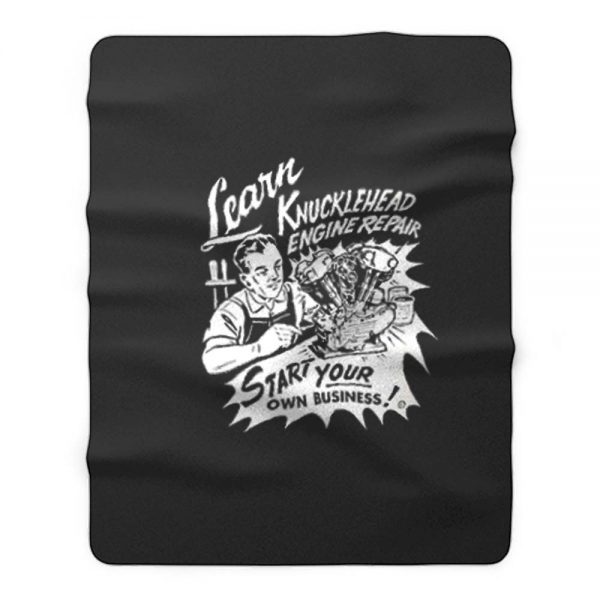 Knucklehead Repair Fleece Blanket