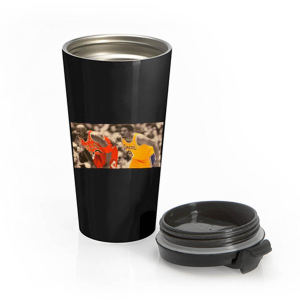 Kobe Bryant Michael Jordan memorial Stainless Steel Travel Mug