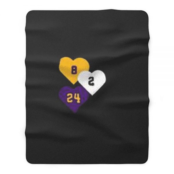 Kobe Numbers Fleece Blanket