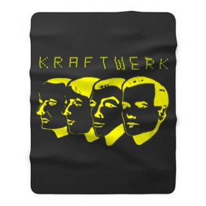 Kraftwerk Germain Pop Band Fleece Blanket