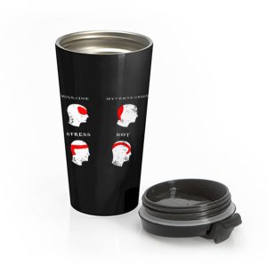 Kratos Head Ache Boy Chart God Of War Meme Stainless Steel Travel Mug