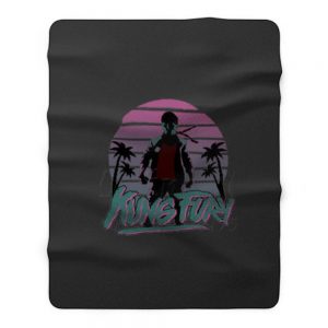 Kung Fury Fleece Blanket