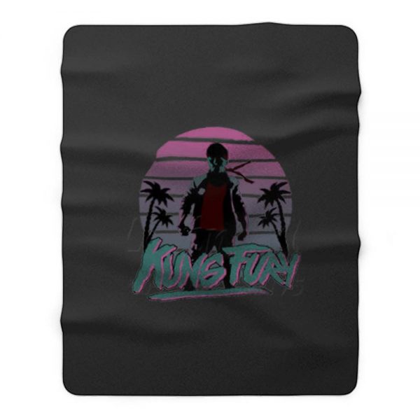 Kung Fury Fleece Blanket