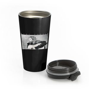 Kurt Cobain Smoking Stainless Steel Travel Mug