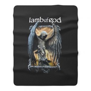 Lab Of God Skull Demon Fleece Blanket