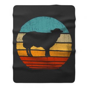 Lamb Sunset Fleece Blanket