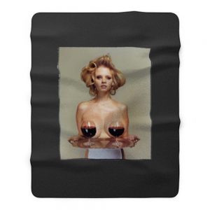 Lara Stones Magazine Fleece Blanket