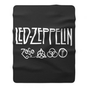 Led Zeppelin Classic Rock Band Fleece Blanket