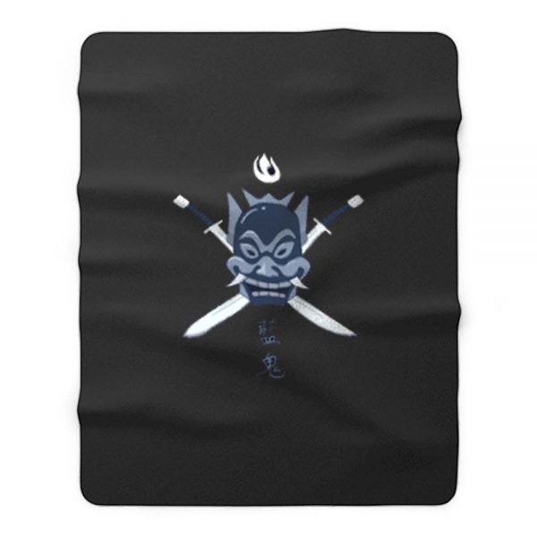Legend Of Blue Samurai Avatar The Last Airbender Fleece Blanket