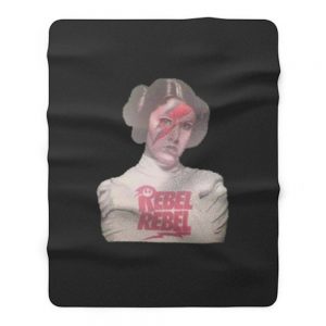 Leia Organa Rebel David Bowie Star Wars Fleece Blanket