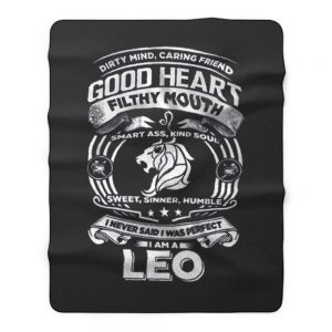 Leo Good Heart Filthy Mount Fleece Blanket