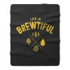 Life Brewtiful Fleece Blanket