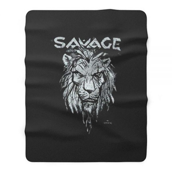 Lion Savage Fleece Blanket