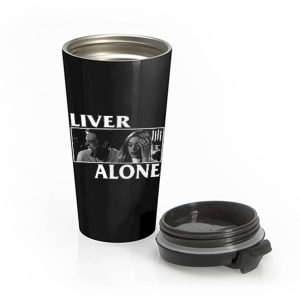 Liver Alone Horror Punk Halloween Stainless Steel Travel Mug