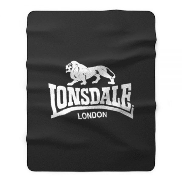 Lonsdale Classic Logo Lion Fleece Blanket