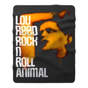 Lou Reed Rock N Roll Animal Big Fleece Blanket