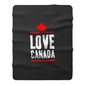 Love Canada Fleece Blanket