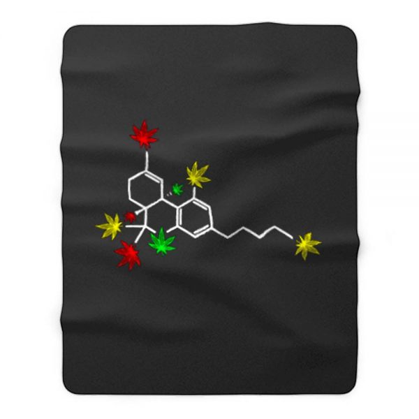 Love Cannabis Fleece Blanket