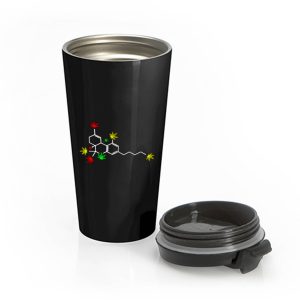 Love Cannabis Stainless Steel Travel Mug