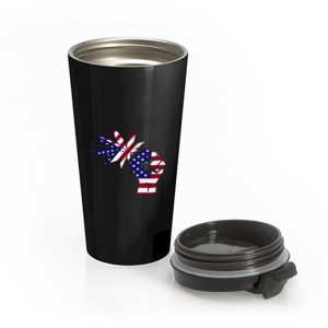 Love Cannabis USA Stainless Steel Travel Mug