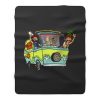 Love Cannabis scooby doo Fleece Blanket