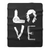 Love Hair Equipment Fleece Blanket