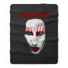 MARILYN MANSON Big Face Red Lips Gothic Fleece Blanket