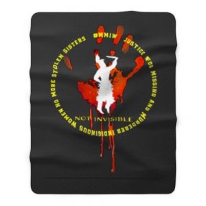 MMIW Invisible Fleece Blanket