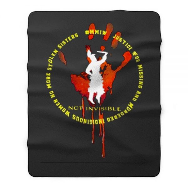 MMIW Invisible Fleece Blanket