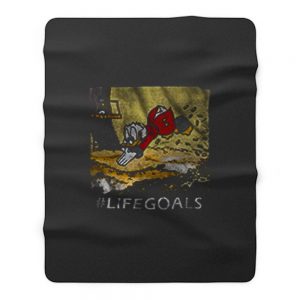 Macduck Life Goals Fleece Blanket