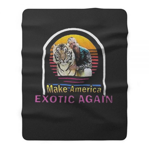 Maea Joe King Tiger Sunshine Vintage Fleece Blanket