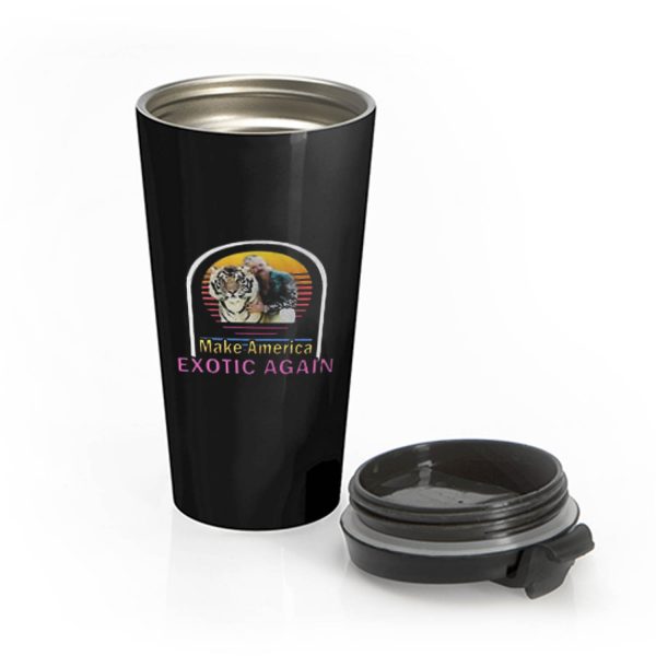 Maea Joe King Tiger Sunshine Vintage Stainless Steel Travel Mug