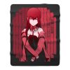 Makise Kurisu Red Steins Gate Fleece Blanket