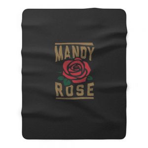 Mandy Rose Indiana Rose Fleece Blanket