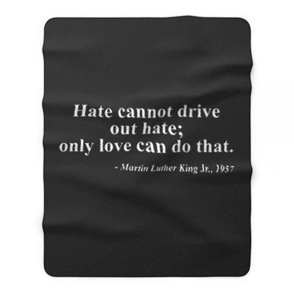 Martin Luther King Shirt Black History T Shirt Black Pride Black Empowerment Black Power Activist Fleece Blanket