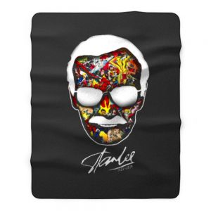 Marvel Head Stan Lee Fleece Blanket