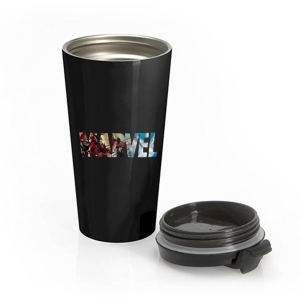 Marvel Logo Ironman Stainless Steel Travel Mug