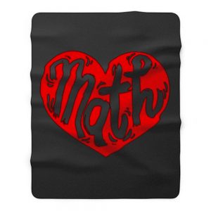 Math Teacher Student Fleece Blanket