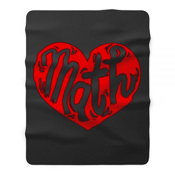 Math Teacher Student Fleece Blanket