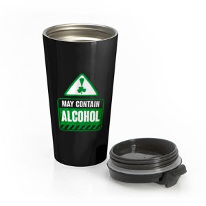 May Contain Alcohol Stainless Steel Travel Mug