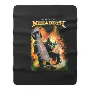 Megadeth Heavy Metal Rock Band Fleece Blanket