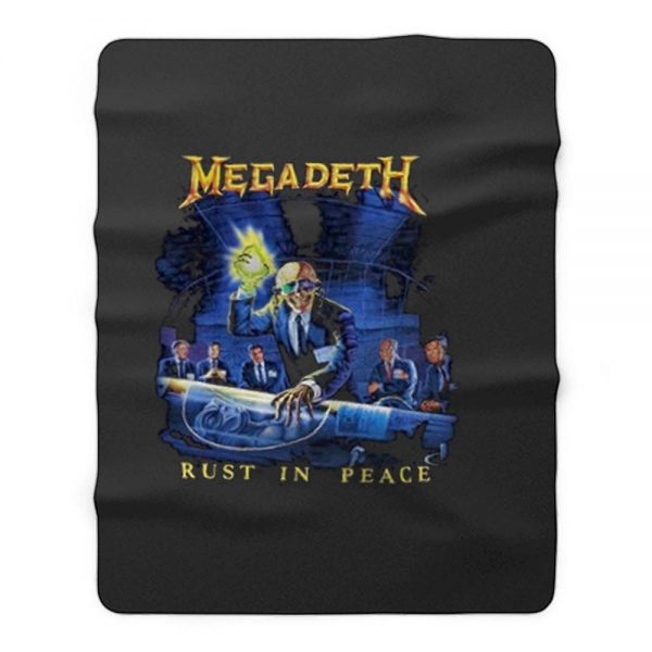 Megadeth Rust In Peace Fleece Blanket