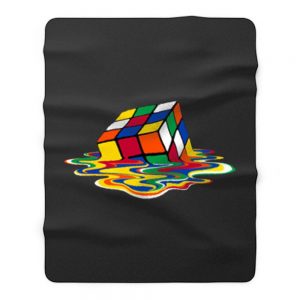 Melting Cube Fleece Blanket