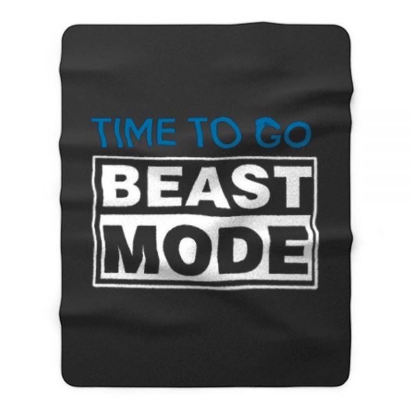 Mens Beast Mode GYM Fleece Blanket